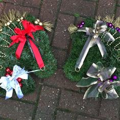 Horse Head Christmas Door wreath