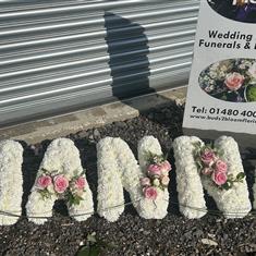 Nanna letters with no ribbon edging