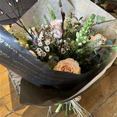 Hand tied wrapped in paper