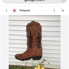 Cowboy boots on base 2d